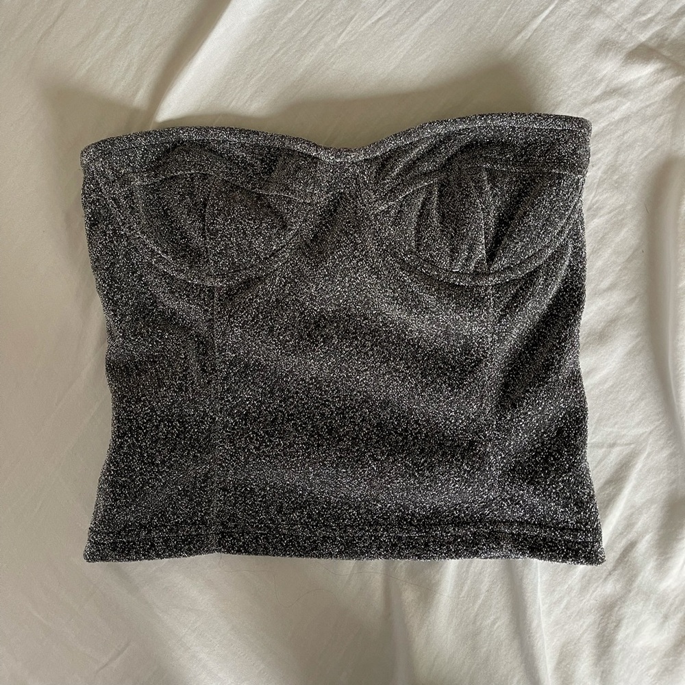 pretty little thing sparkly corset top